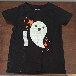Cat & Jack Halloween Sequin Tee